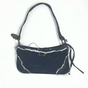 Bongo denim shoulder purse